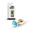 Plug-Jewellery Gold PLUG- Light Blue